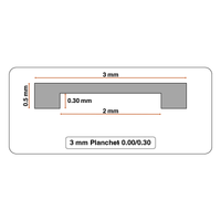 3 mm High Pressure Freezing Planchets - 50 Pack