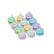 8-Pocket Grid Box – 12-Pack, Assorted, With Plastic Pin Lid