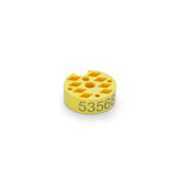 8-Pocket Grid Box – Yellow, Without Lid