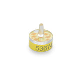 8-Pocket Grid Box – Yellow, With Plastic Pin Lid