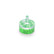 8-Pocket Autogrid Box – Green, With Plastic Pin Lid