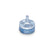 Metal Universal HPF & Grid Box – Blue, With Plastic Pin Lid