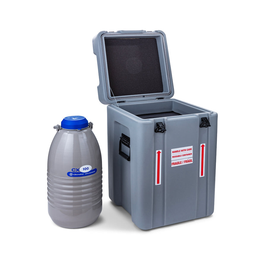 CX100 Cryo Express Dry Shipper with Shipping Case