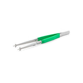 NanoSoft insulated Autogrid tweezer with green insulating coating